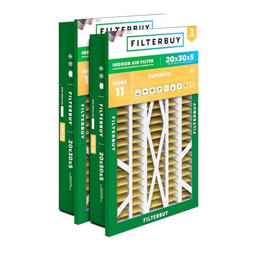 Filterbuy 20x30x5 MERV 11
