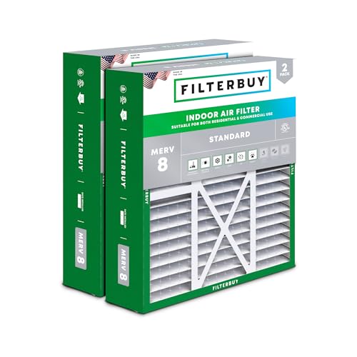 Filterbuy 22x24x5 MERV 8 (2-Pack)