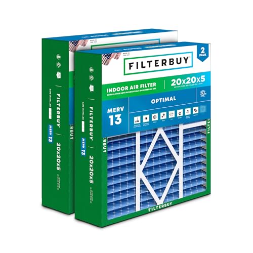 Filterbuy 20x20x5 MERV 13 (Value)
