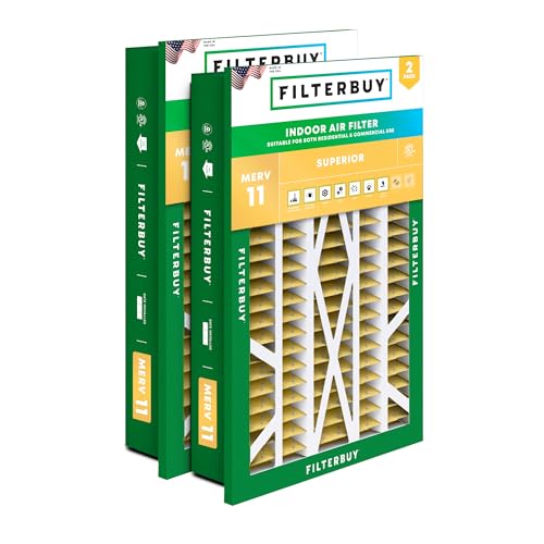 Filterbuy 16x25x5 MERV 11 (2-Pack)