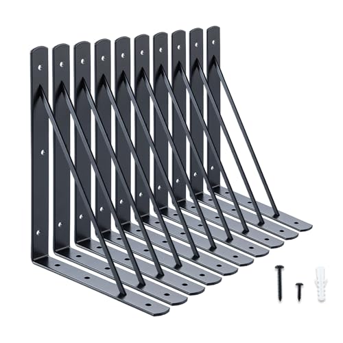 HOME MASTER 10 x 8 in Brackets (Black)