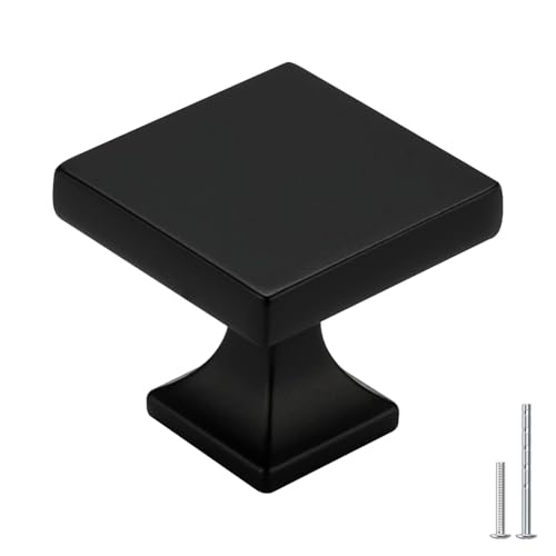 homdiy Matte Black Knobs