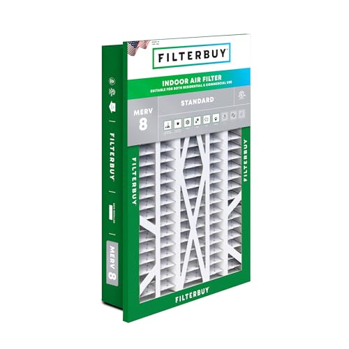 Filterbuy 16x25x5 MERV 8