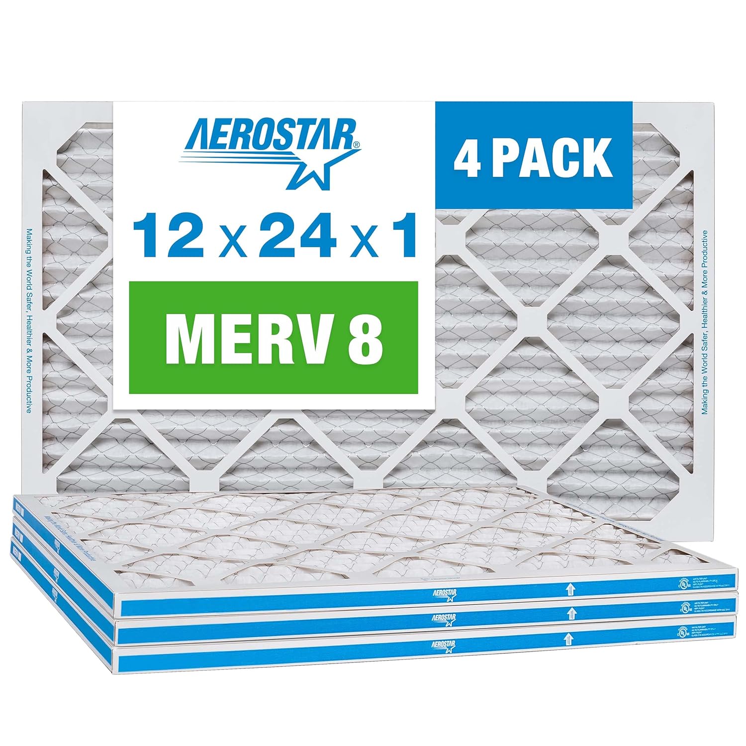 Aerostar 12x24x1 MERV 8 (4ct)