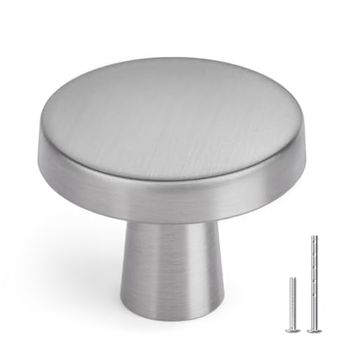 homdiy Brushed Nickel Knobs