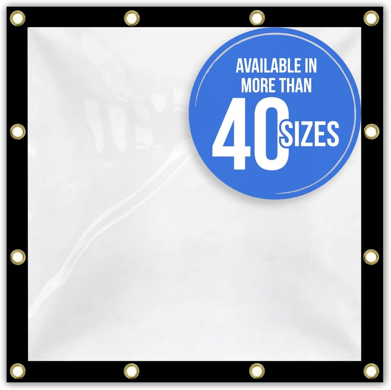 Covers & All Clear Vinyl Tarp (Clear)