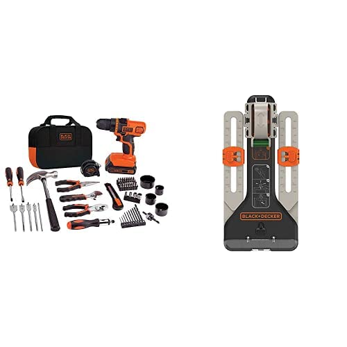 BLACK+DECKER 20V MAX Drill/Home Tool Kit