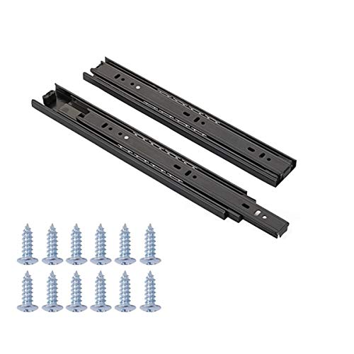 Full Extension Less Noise Ball Bearing Drawer Slides, 16 Inches, 4-Pair