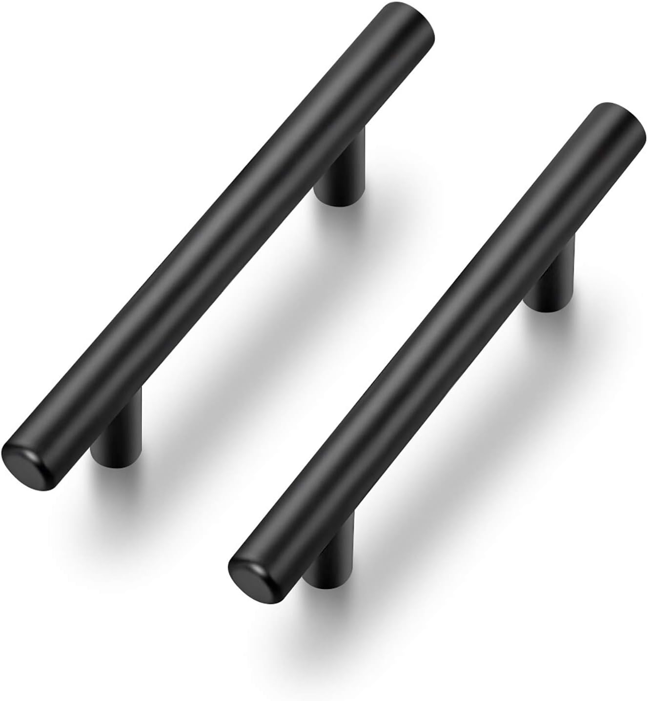 Ravinte 60 Pack 6 inch Cabinet Pulls Matte Black Stainless Steel Kitchen Cupboard Handles Cabinet Handles 3.5 Hole Center