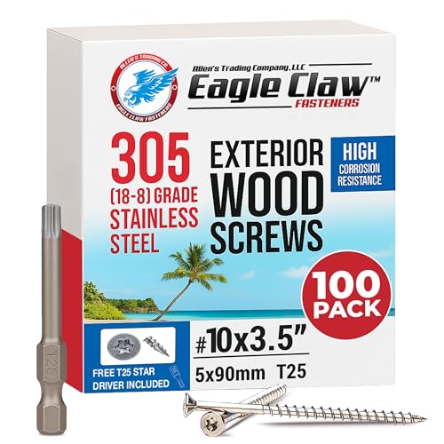 Eagle Claw #10 x 3 1/2" 305 Stainless (100 Pack)