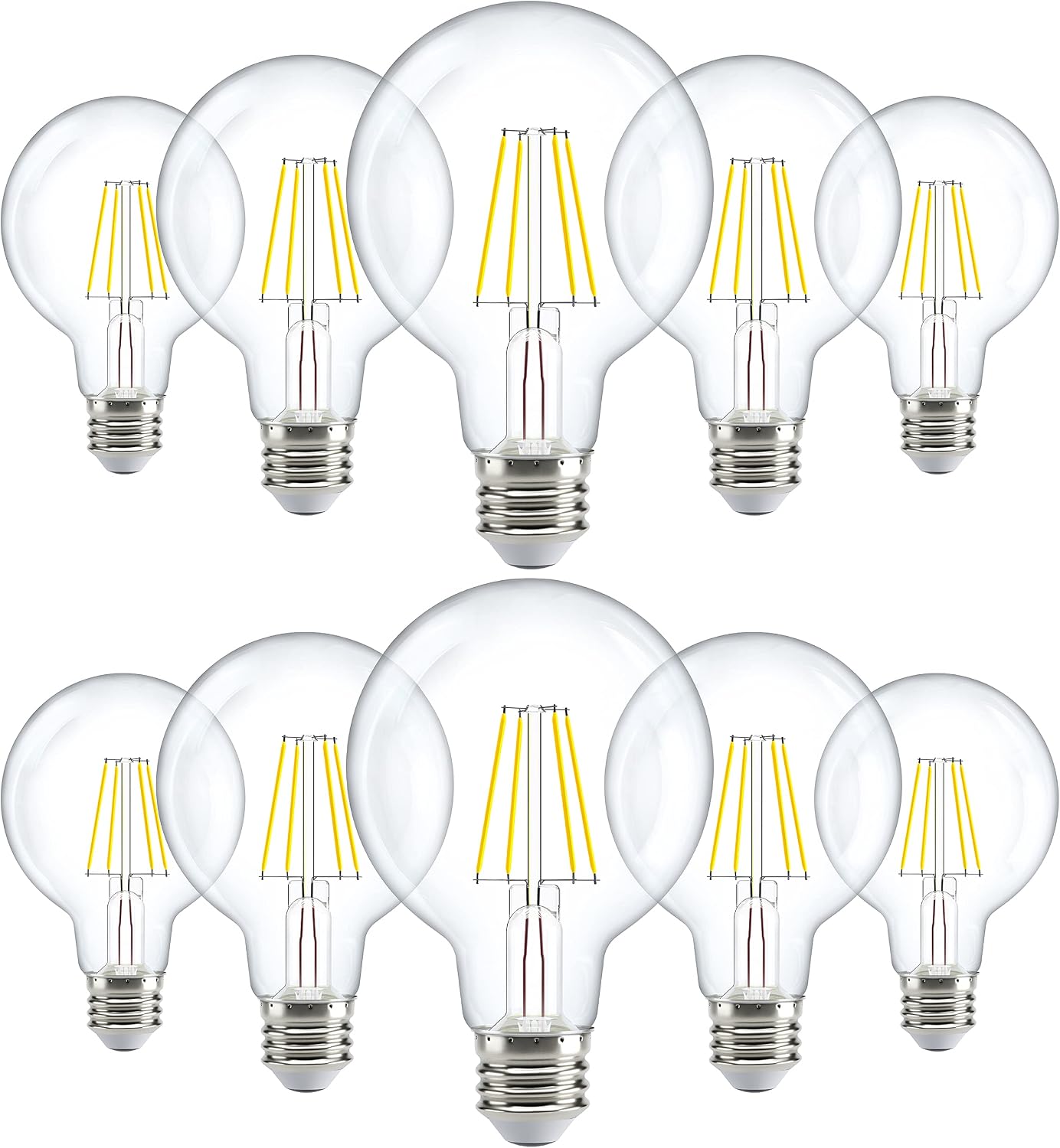 Sunco 10 Pack G25 LED Globe