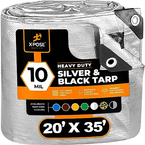 Heavy Duty Poly Tarp - 20' x 35' by Xpose Safety