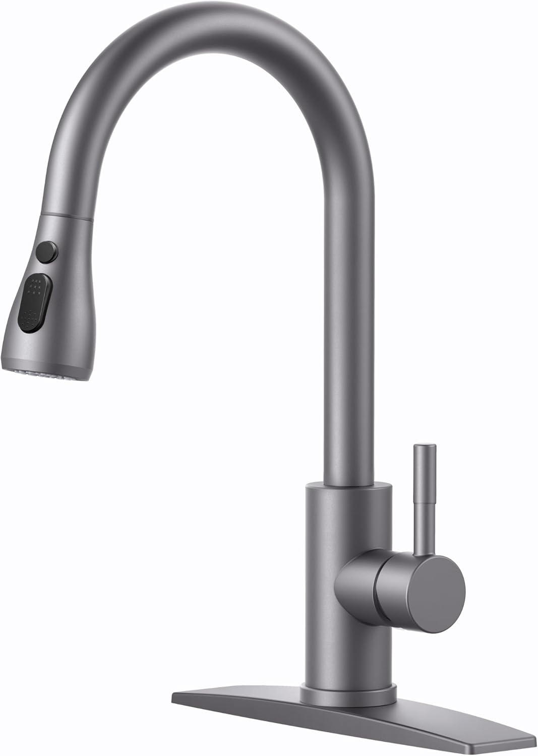 FORIOUS Pull Down Kitchen Faucet (Grey)