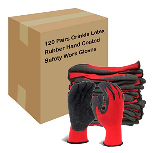 Evridwear Crinkle Latex Coated Gloves
