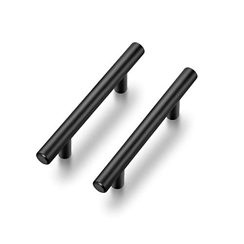 Ravinte 35 Pack 6 inch Cabinet Pulls Matte Black Stainless Steel Kitchen Cupboard Handles Cabinet Handles 3.75 Hole Center