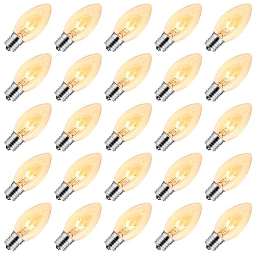 Brightown 100 Pack C9 Incandescent Bulbs