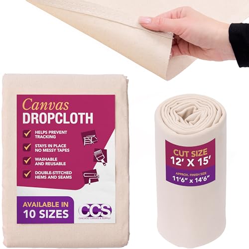 CCS Canvas Drop Cloth 12x15 Ft