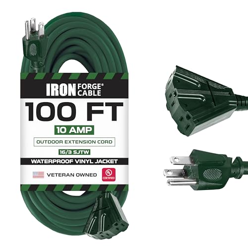 Iron Forge Cable 100 ft Green