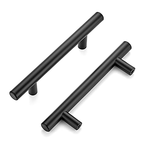 Ravinte 60 Pack | 6'' Cabinet Pulls Matte Black Stainless Steel