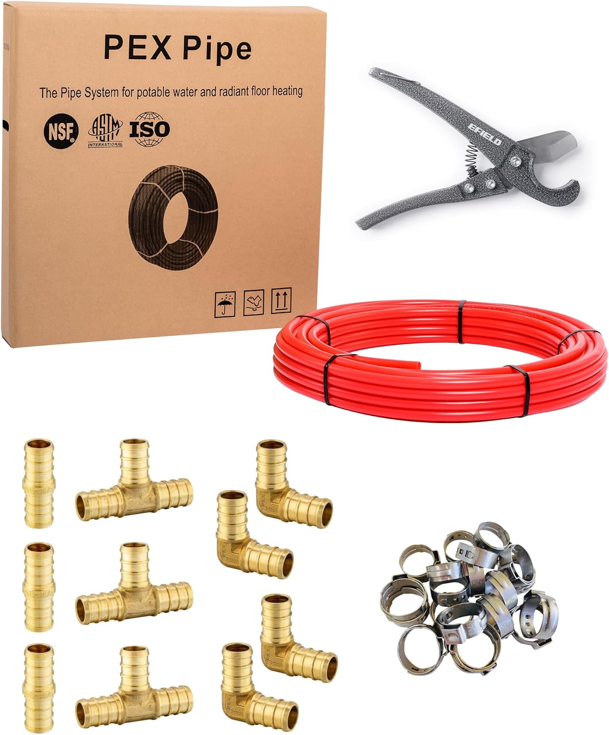 EFIELD Pex-b 3/4" Repair Kit (Red)