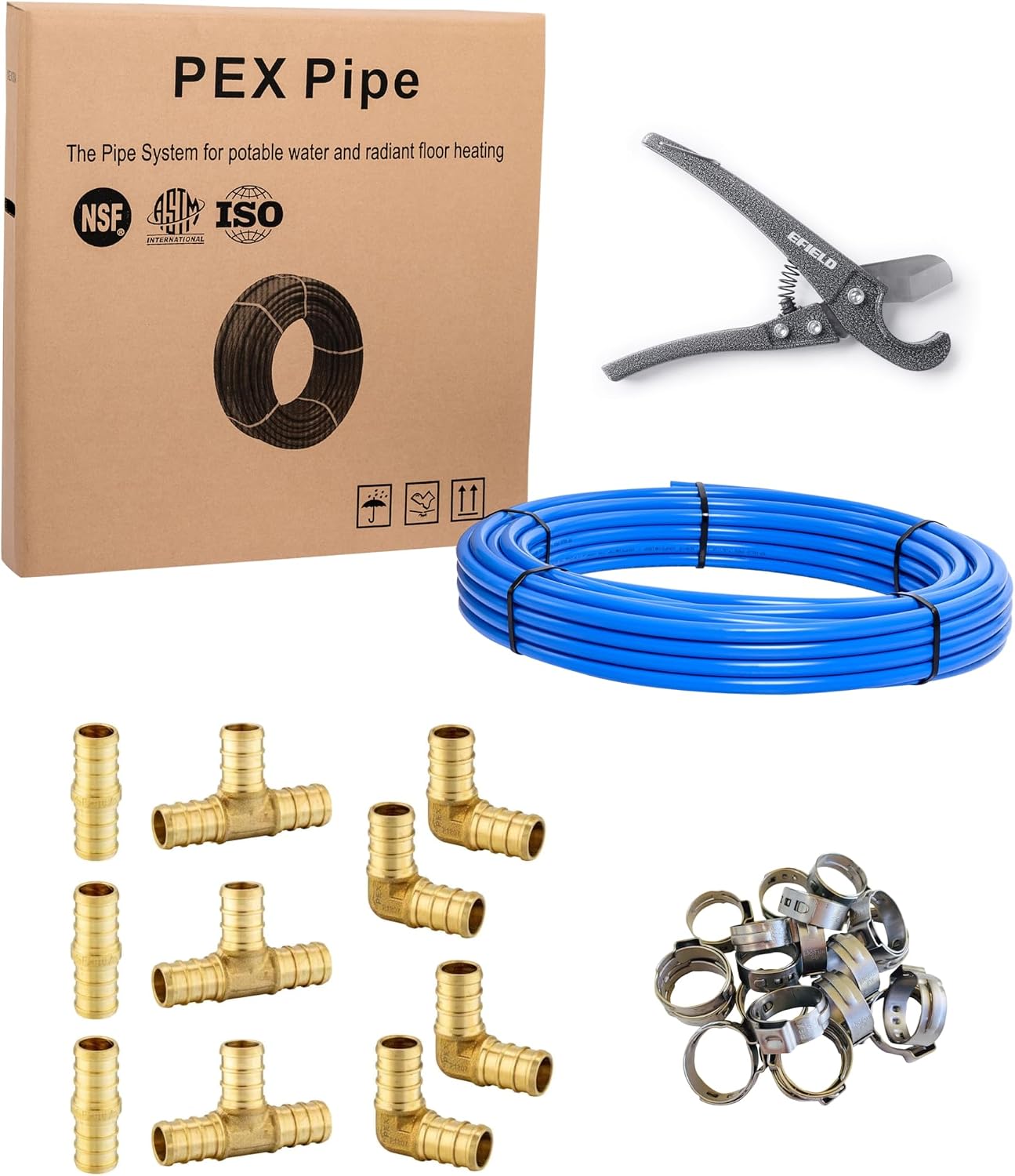 EFIELD Pex-b 3/4" Repair Kit (Blue)