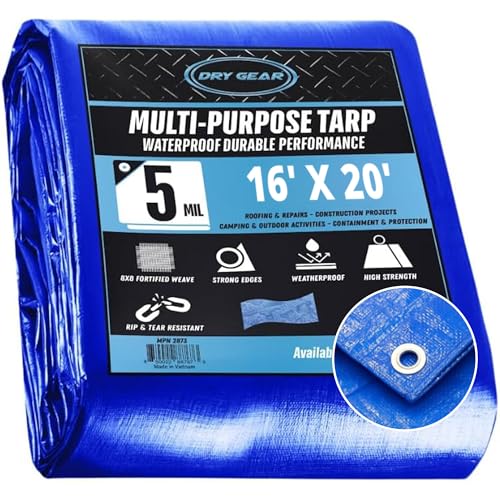 Dry Gear 16x20 Blue Tarp