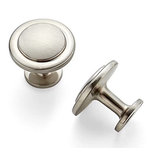 Ravinte 25 Pack Brushed Nickel Cabinet Pulls and Knobs
