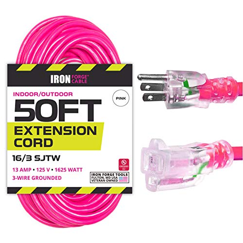 Iron Forge 50 Ft Neon Pink
