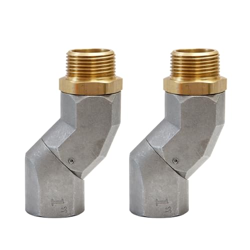 A ABIGAIL 2PCS 1" Fuel Transfer Hose Swivel