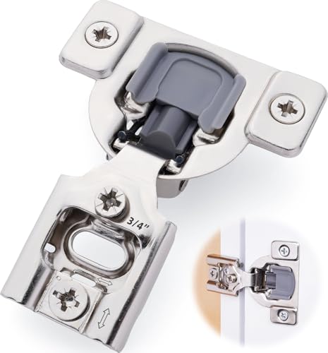 DecoBasics 50 Pack 3/4" Overlay Satin Nickel