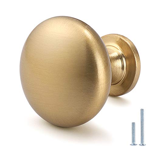 25 Pack Warm Gold Cabinet Knob (NIZADO)