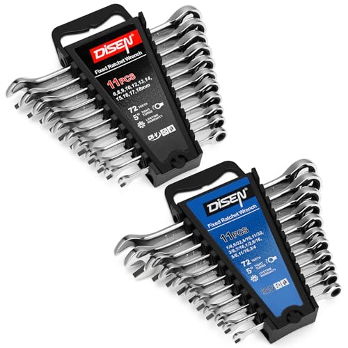 DISEN 22 Pc. Ratcheting Wrenches Set