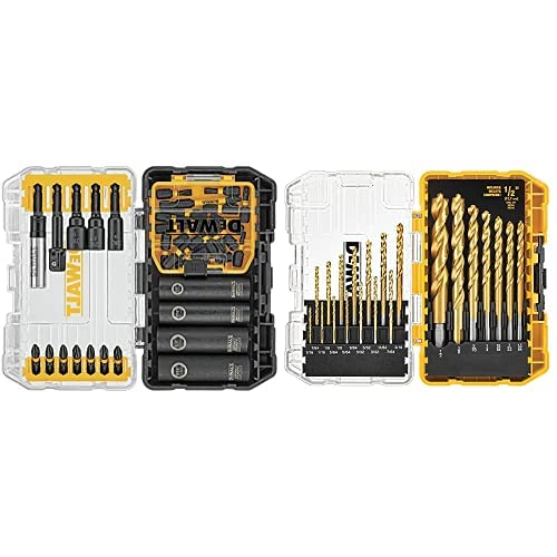 DEWALT Screwdriver & Titanium Drill Set
