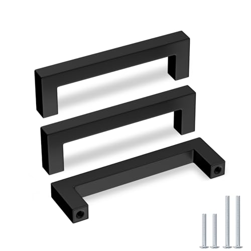 goldenwarm 15 Pack Black Cabinet Pulls