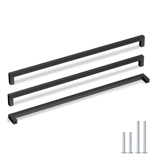 goldenwarm 18in Black Stainless Pulls