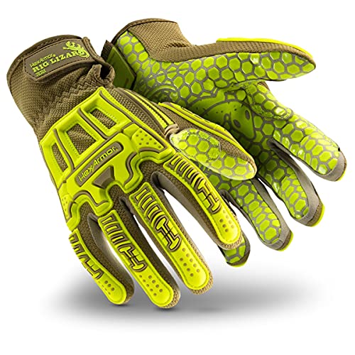 HexArmor Cut and Puncture Resistant Impact Protection Work Gloves | Rig Lizard Series 2030X | XX-Large