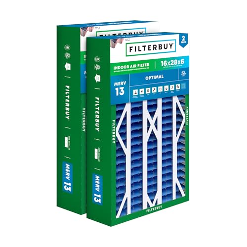 Filterbuy 16x28x6 MERV 13 (Top Rated)