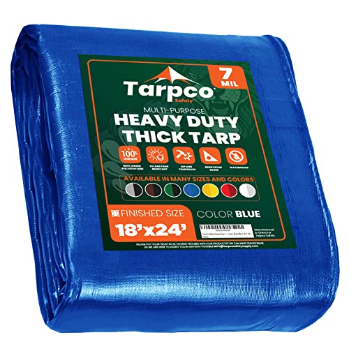 Tarpco Safety Heavy Duty 7 Mil (Blue 18 x 24)
