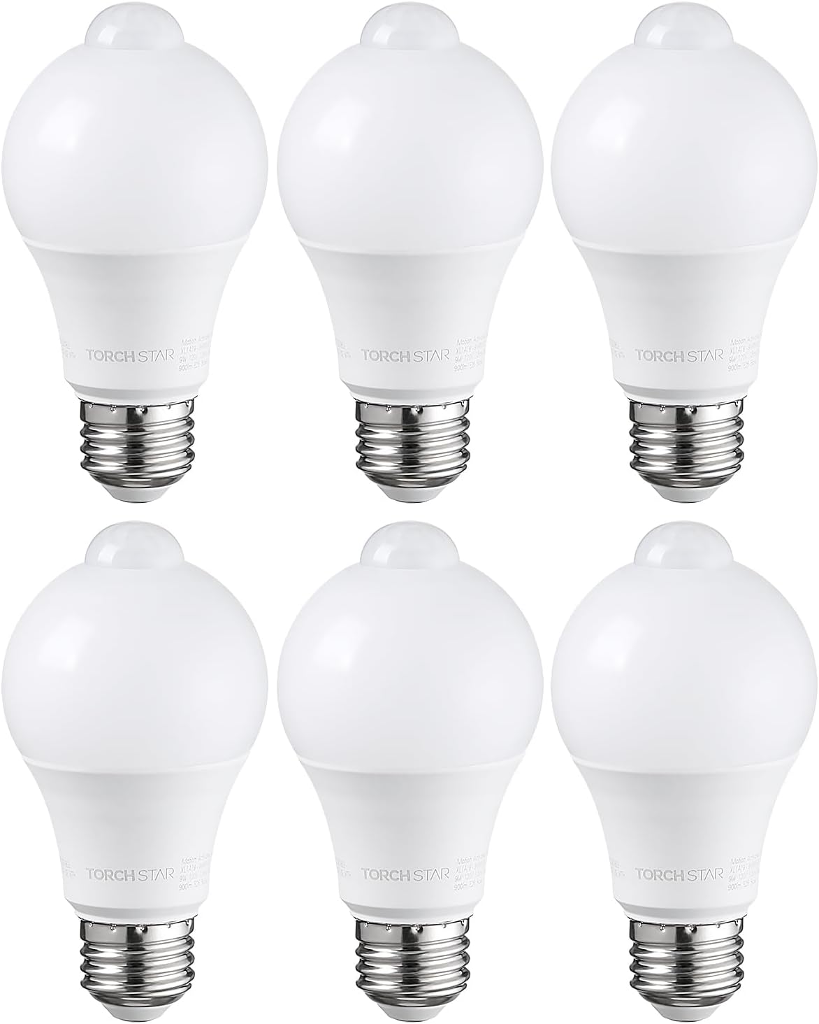 TORCHSTAR LED Motion Sensor Light Bulb (6 Pack)