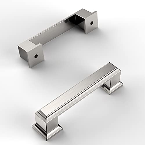 Amerdeco 3" Brushed Satin Nickel Pulls (10-Pack)