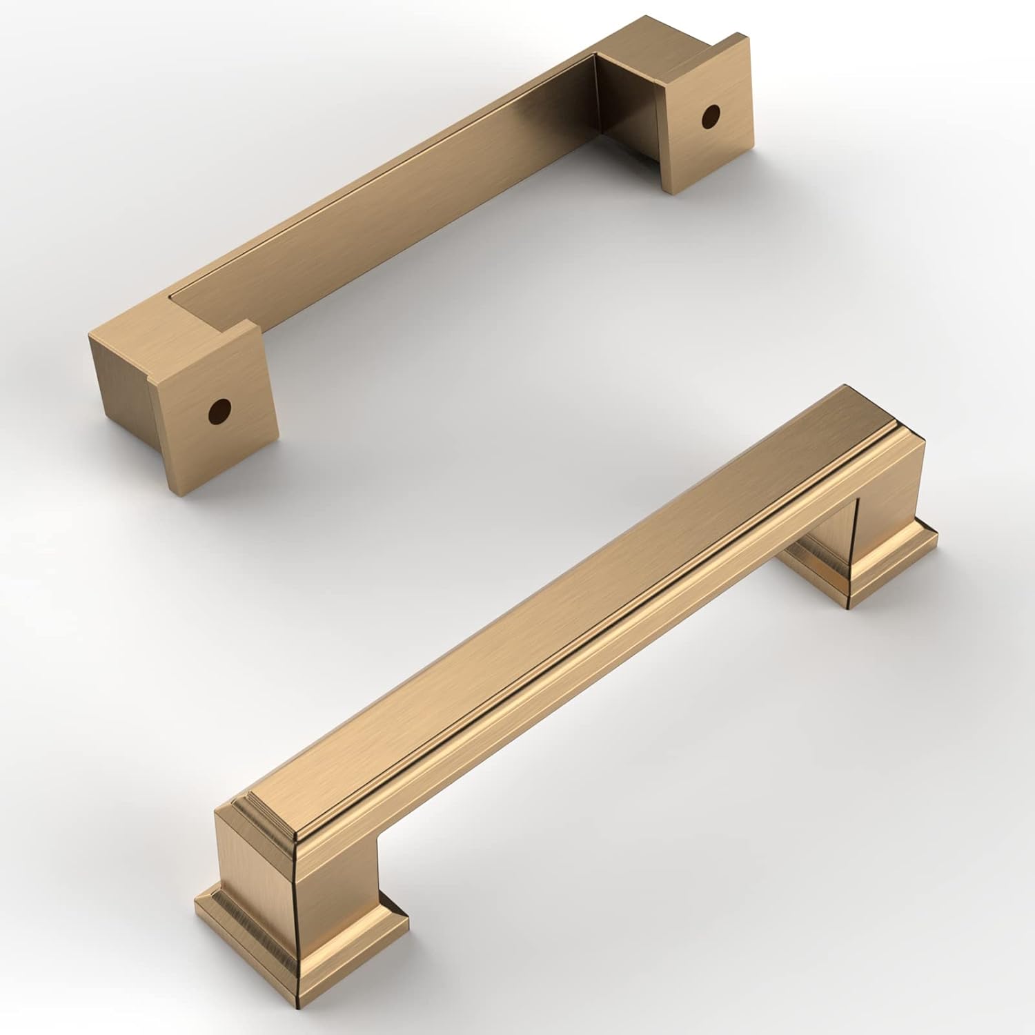 Amerdeco 10 Pack Champagne Bronze Cabinet Pulls