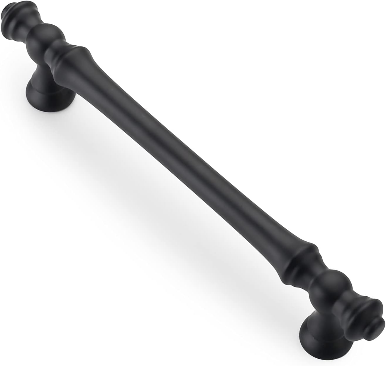 Asidrama 10 Pack 5 Inch(128mm) Matte Black Kitchen Cabinet Handles, Cabinet Pulls Kitchen Cabinet Hardware for Cupboard Drawer Pulls