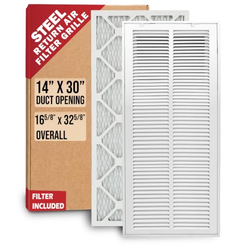Handua 14x30 Steel Return Filter Grille