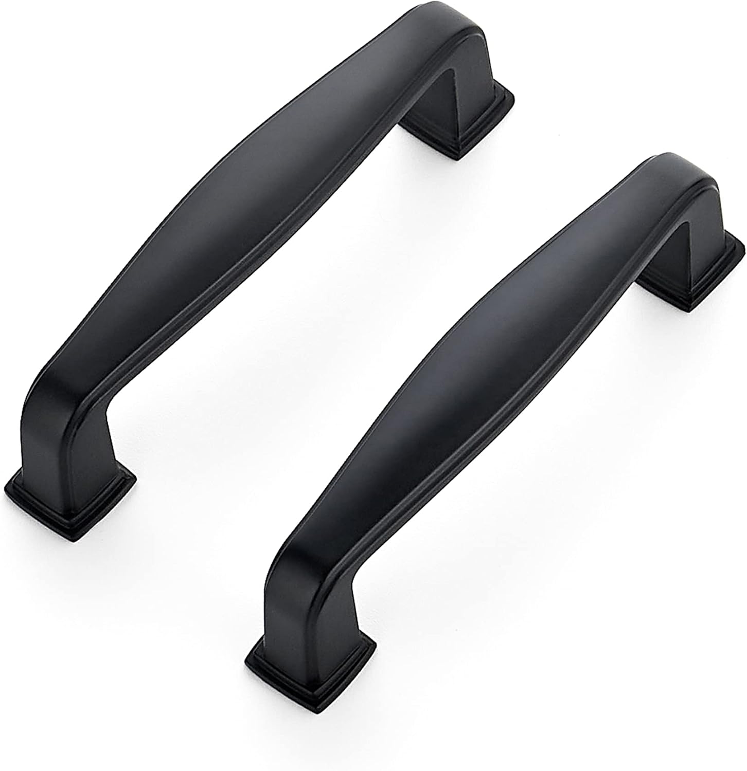 Ravinte 25 Pack Solid 3 Inch Black Cabinet Pulls and Drawer Handles - Matte Black Kitchen Cabinet Hardware
