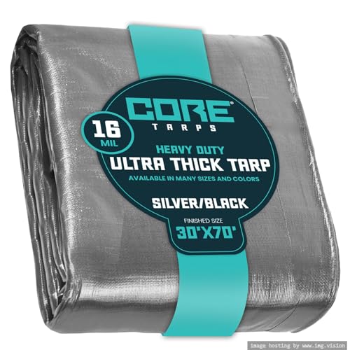 Core Tarps Extra Heavy Duty 16 Mil (30 x 70)