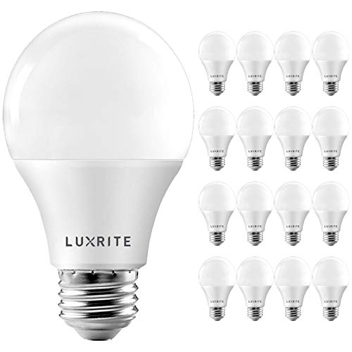LUXRITE A19 3500K 9W (16-Pack)