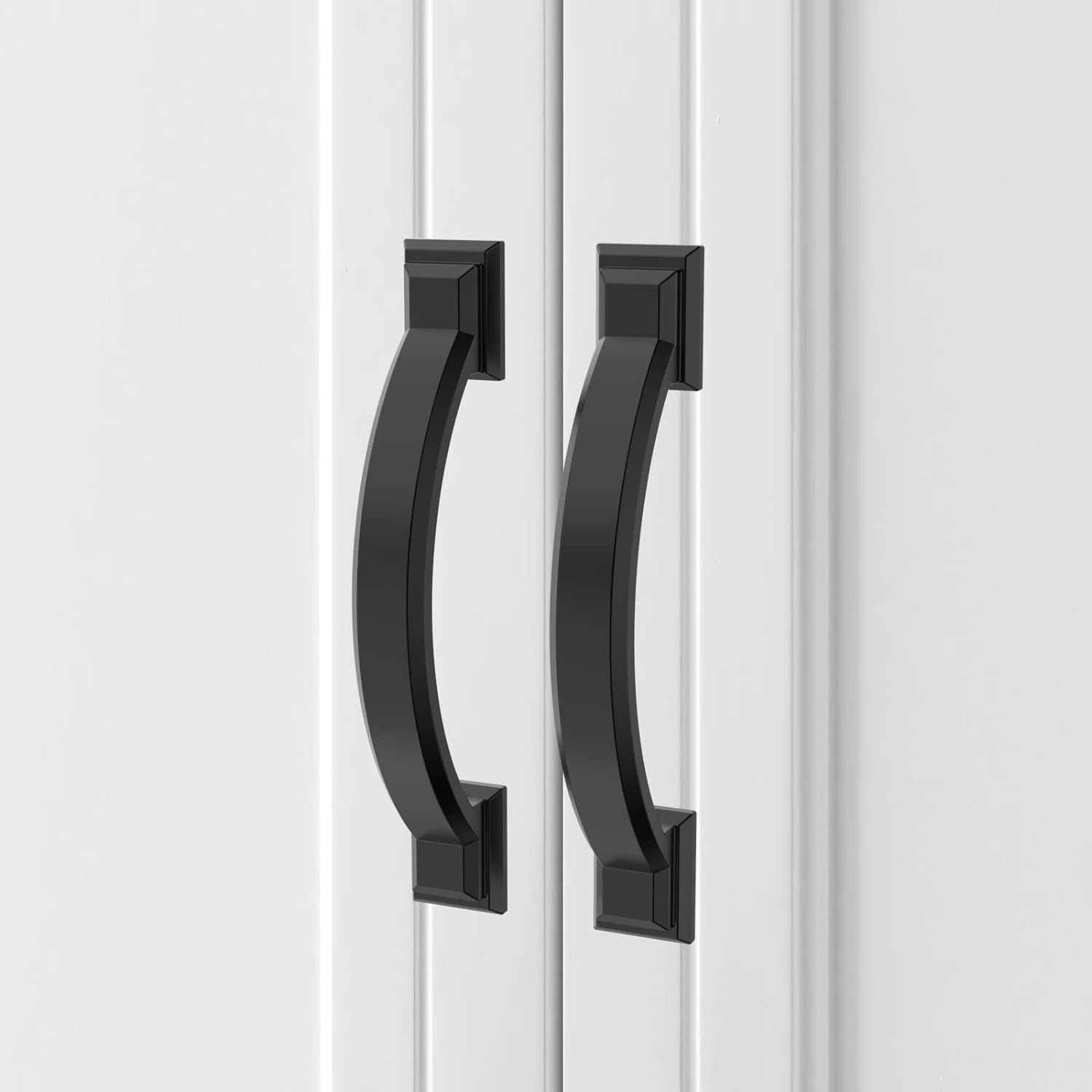 Asidrama 3" Matte Black Pulls (20 Pack)