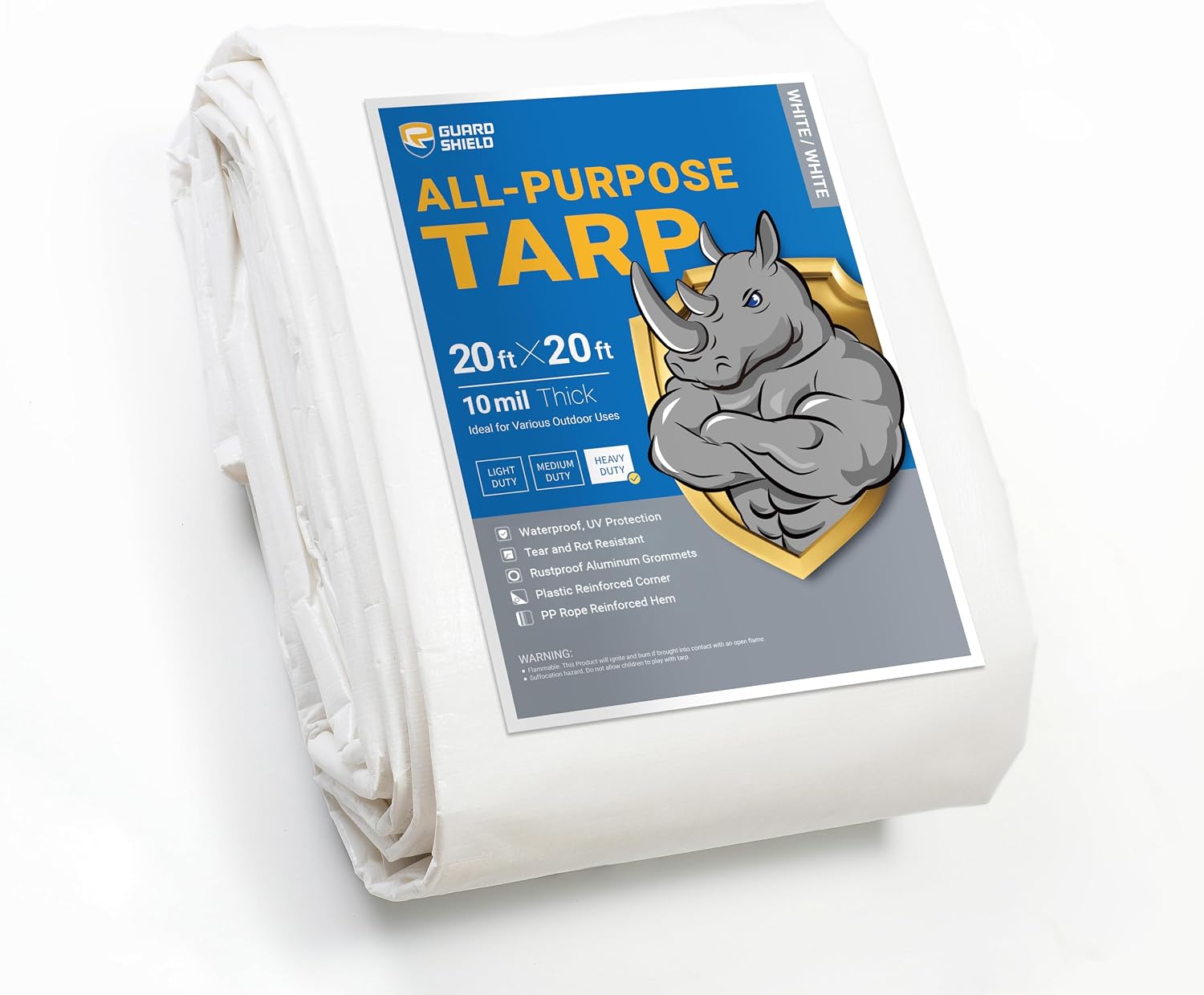GUARD SHIELD Heavy Duty Tarp 20x20