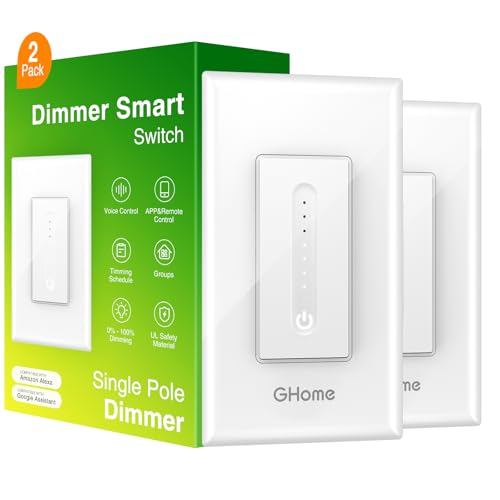 GHome Smart Dimmer Switch (2Pack Budget)