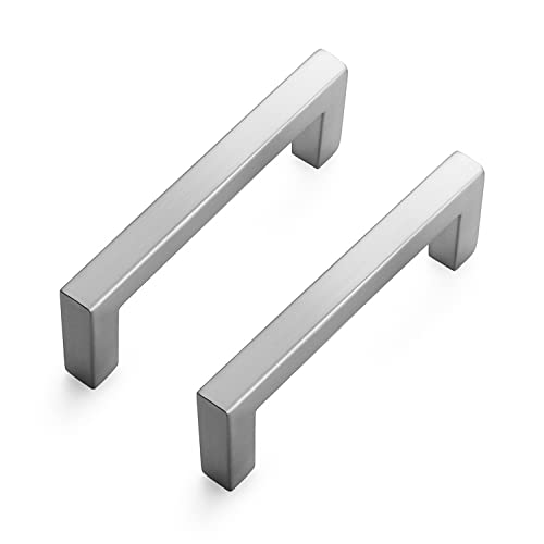 Ravinte 25 Pack Solid 3 Inch Slim Bar Pulls (Brushed Nickel)